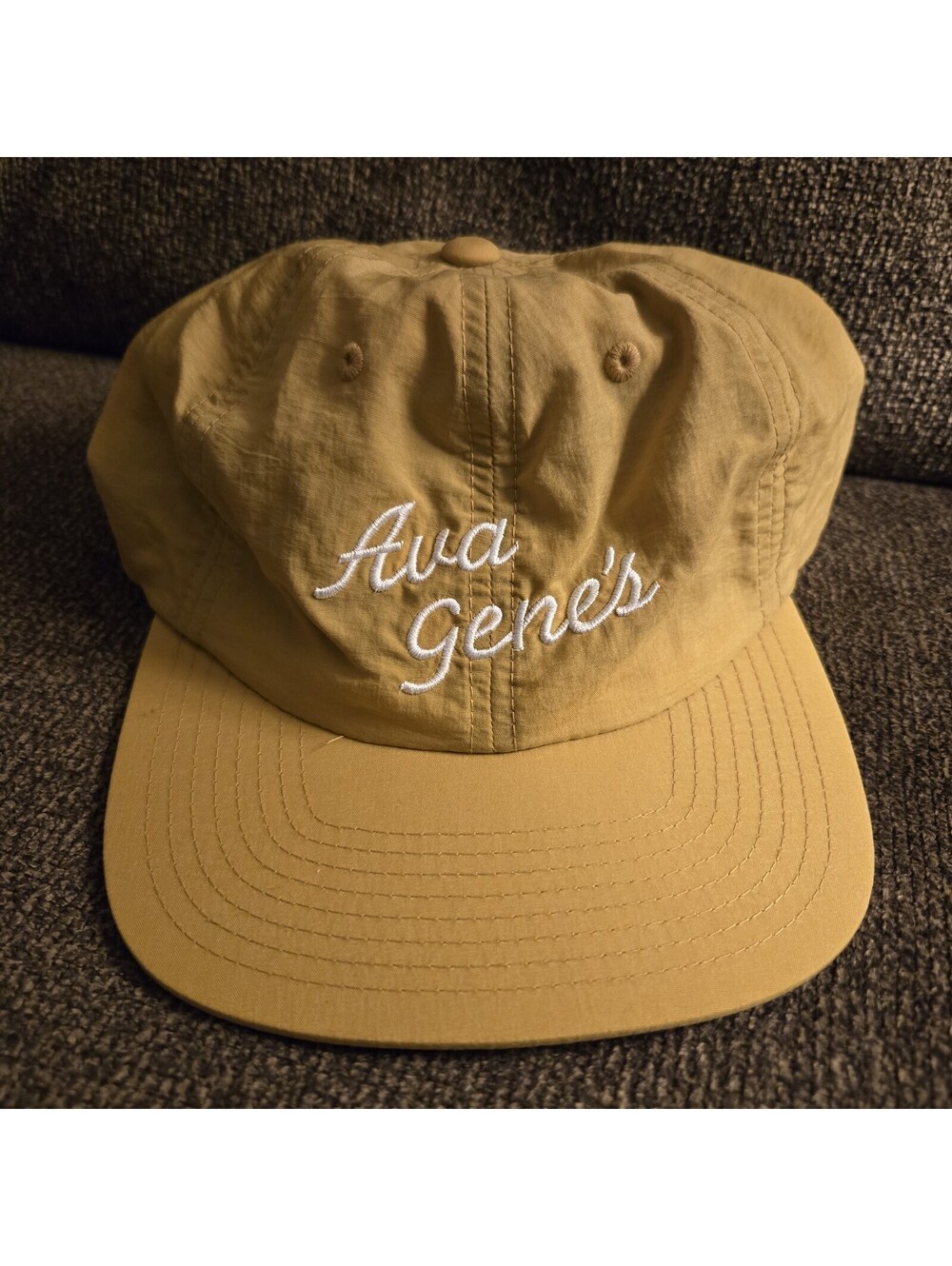 NEW Poler Ava Gene’s Mustard Yellow Snapback Hat Embroidered Cap #saladdaze